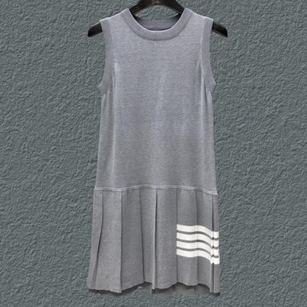 Women's Gray Dress Thom Browne
